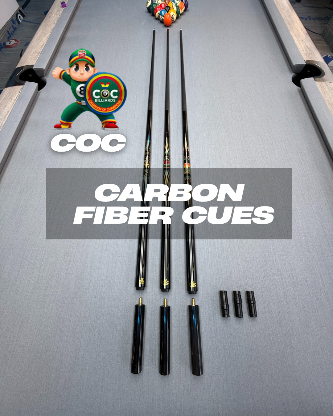 COC Pro Carbon Fiber Cue