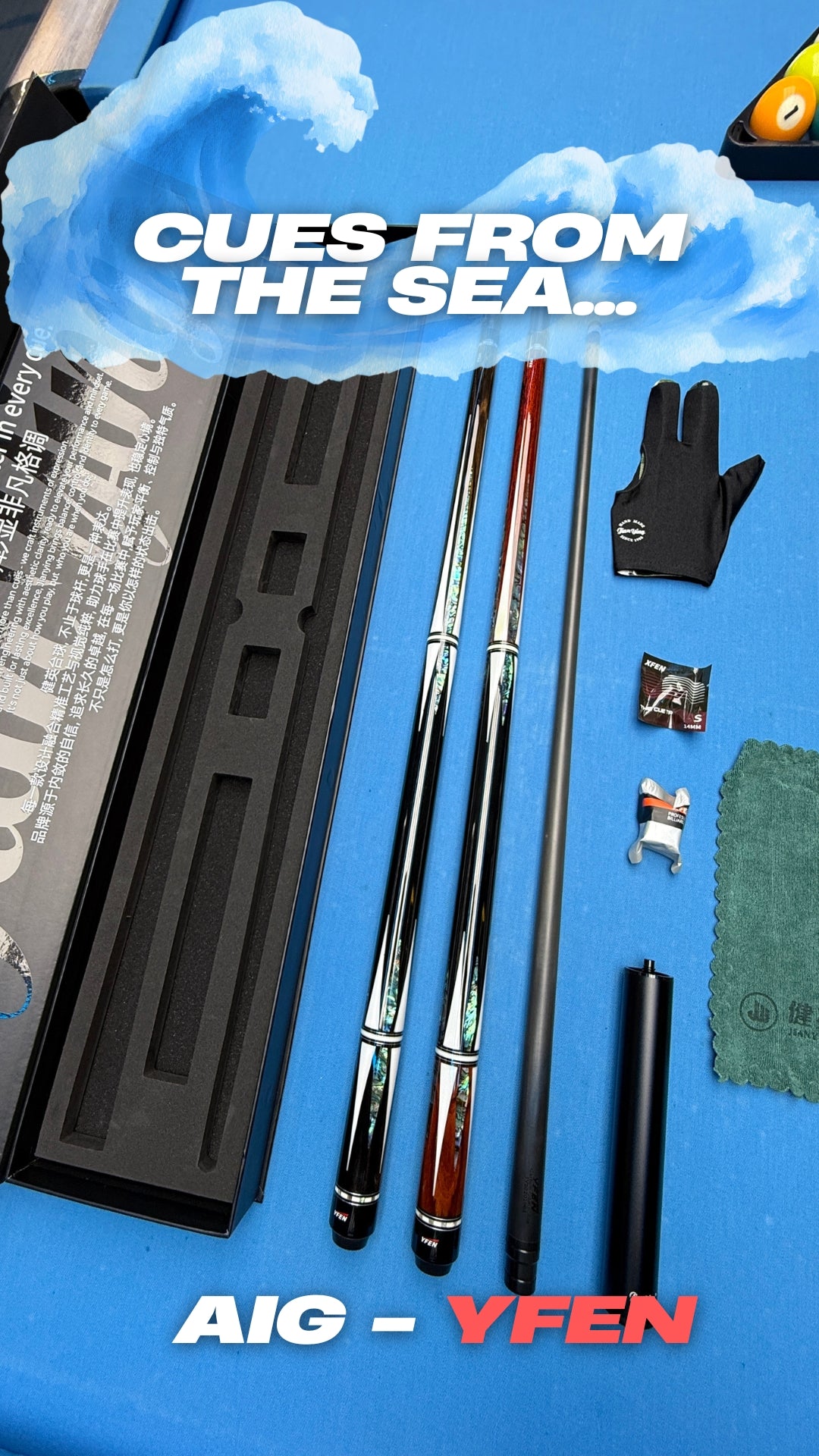 AIG Yfen cues - Sea Cues