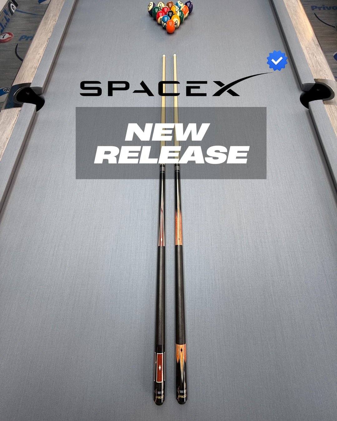Space X NEW wood cues